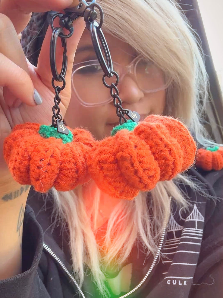 Cozy Pumpkin Keychain (Limited Fall Drop) Only 5 Left