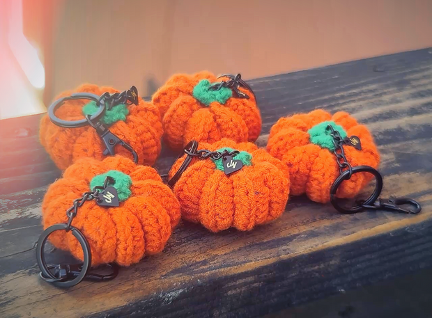 Cozy Pumpkin Keychain (Limited Fall Drop) Only 5 Left