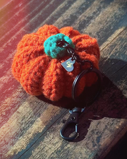 Cozy Pumpkin Keychain (Limited Fall Drop) Only 5 Left