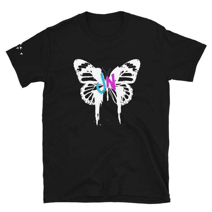 Butterfly Graphic T-Shirt  - Black